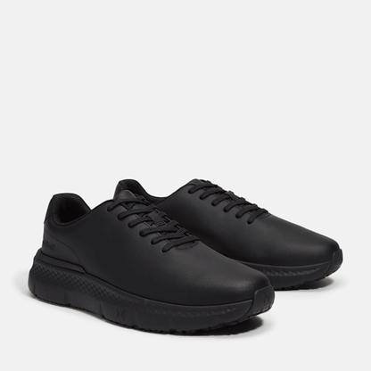 Timberland Power Shift Slip-Resistant Hospitality Work Sneaker Black Leather Men'S