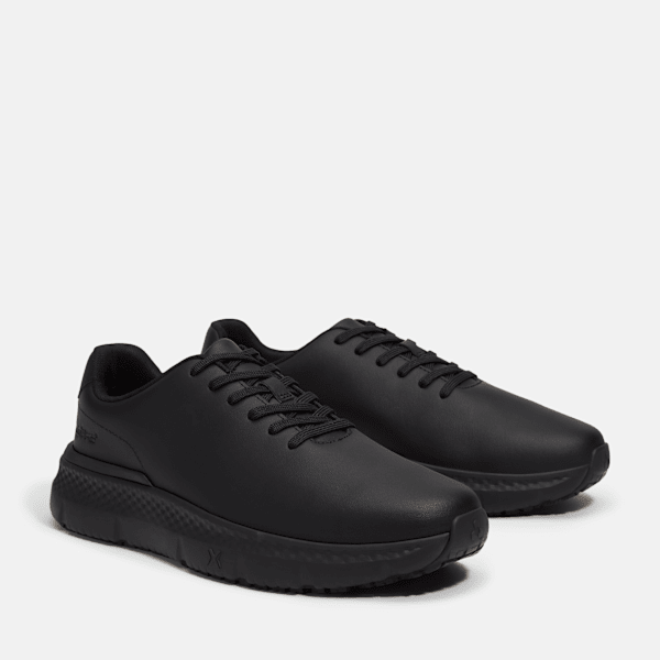 Timberland Power Shift Slip-Resistant Hospitality Work Sneaker Black Leather Men'S