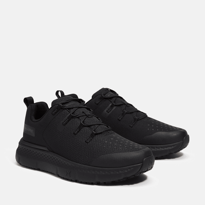 Timberland Power Shift Slip-Resistant Hospitality Work Sneaker Black Ripstop Nylon Men'S