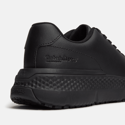 Timberland Power Shift Slip-Resistant Hospitality Work Sneaker Black Leather Men'S