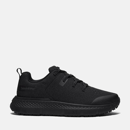 Timberland Power Shift Slip-Resistant Hospitality Work Sneaker Black Ripstop Nylon Men'S