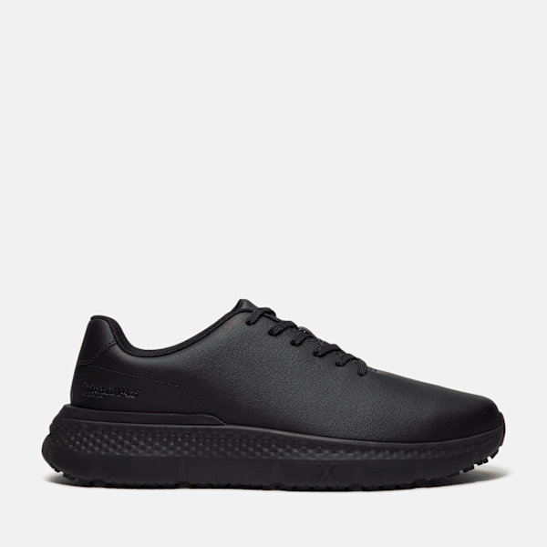 Timberland Power Shift Slip-Resistant Hospitality Work Sneaker Black Leather Men'S