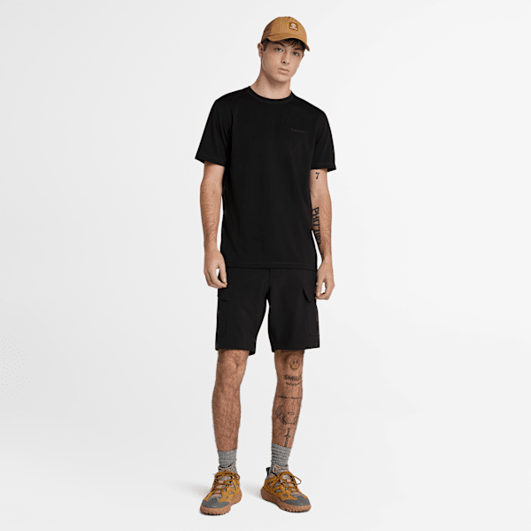 Timberland Quick-Dry Short-Sleeve T-Shirt Black Men'S