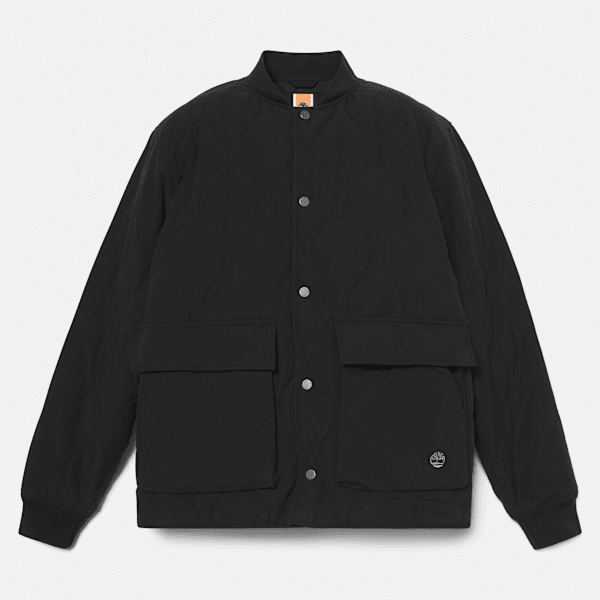 Timberland Quilted Jacket Black Men'S