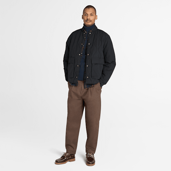 Timberland Quilted Jacket Black Men'S