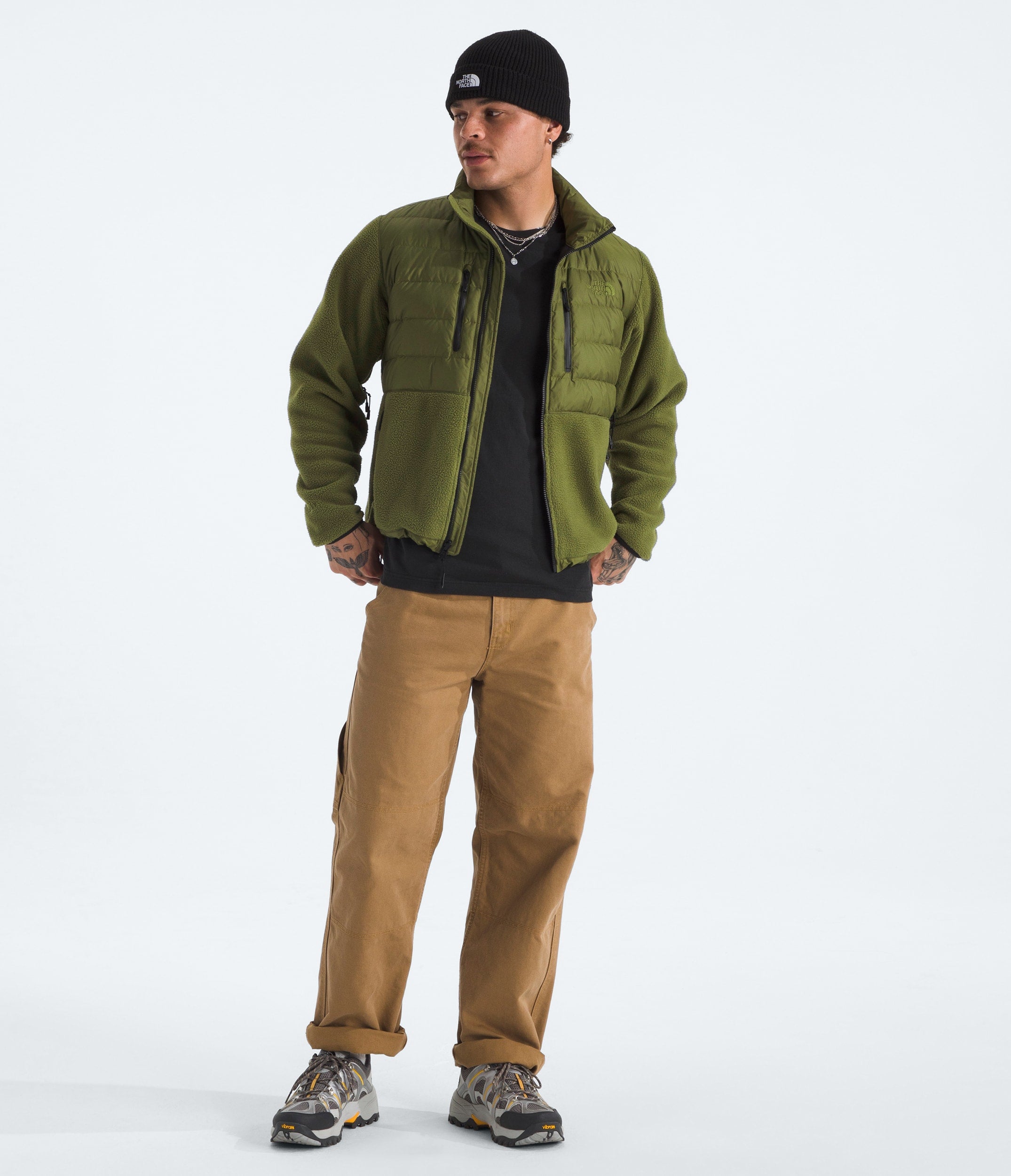 The North Face Men’s RMST Denali Tek Hybrid Jacket Woodland Green