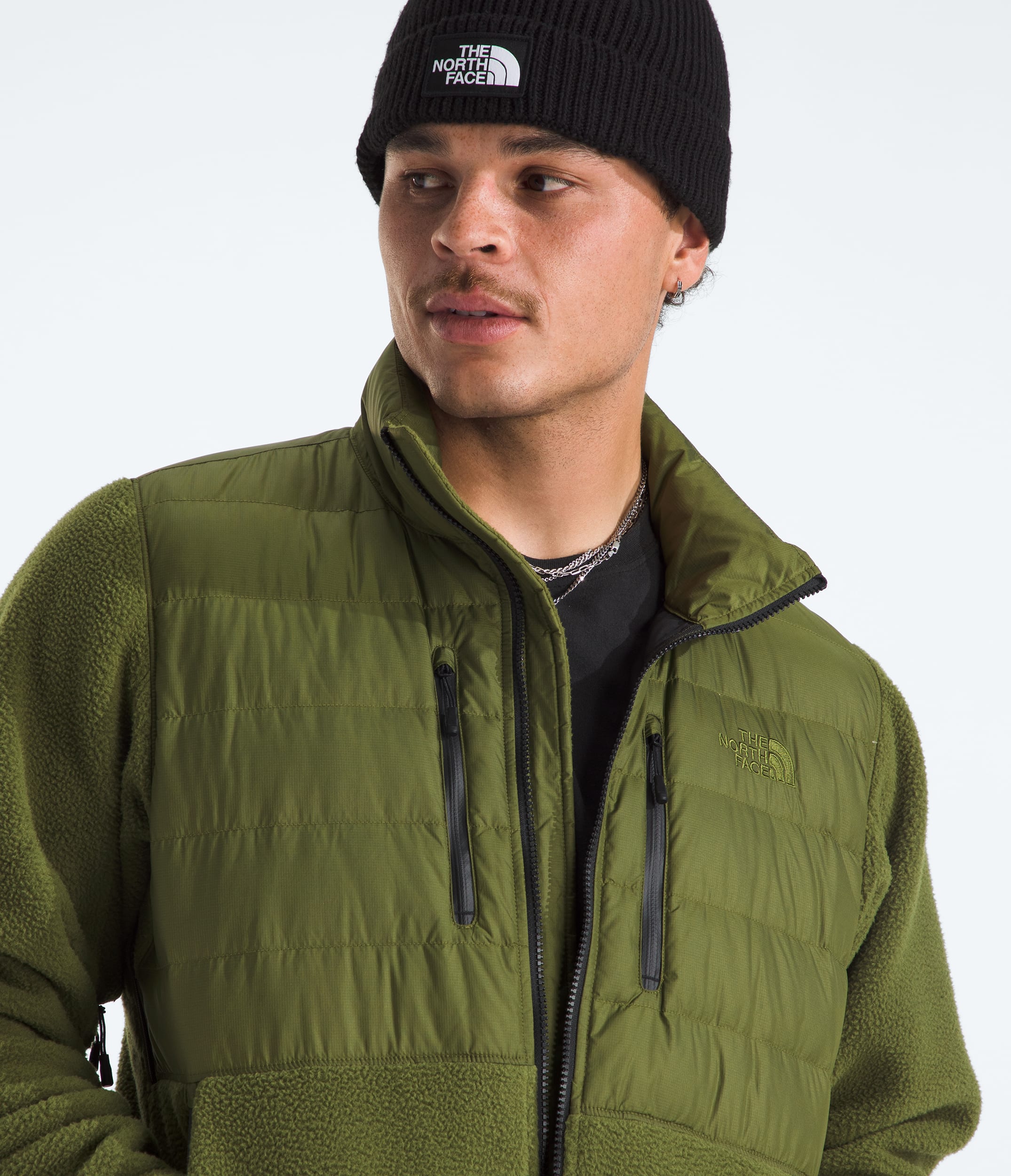 The North Face Men’s RMST Denali Tek Hybrid Jacket Woodland Green