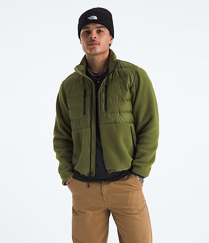 The North Face Men RMST Denali Tek Hybrid Jacket Woodland Green TNF Black