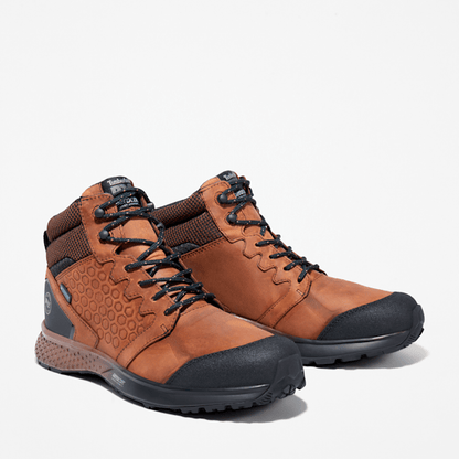 Timberland Reaxion Waterproof Work Sneaker Brown Men'S