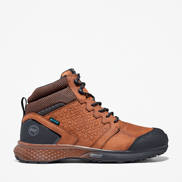 Timberland Reaxion Waterproof Work Sneaker Brown Men'S