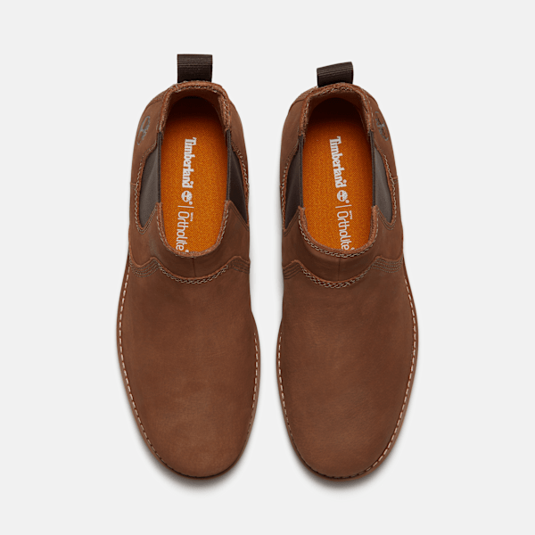 Timberland Redwood Edge Chelsea Boot Rust Nubuck Men'S