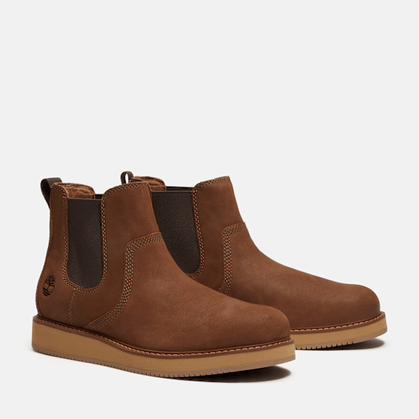 Timberland Redwood Edge Chelsea Boot Rust Nubuck Men'S