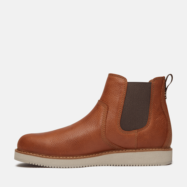 Timberland Redwood Edge Chelsea Boot Brown Full-Grain Men'S