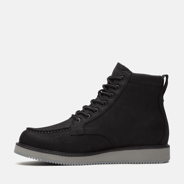 Timberland Redwood Edge Mid Boot Black Nubuck Men'S