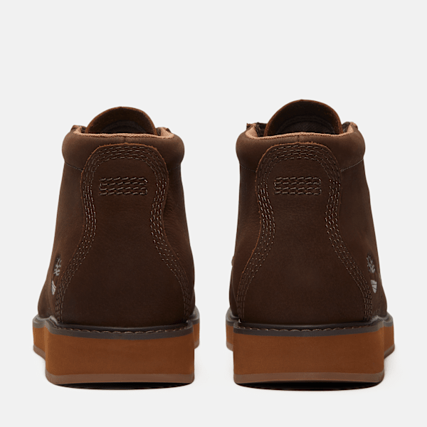 Timberland Redwood Edge Moc Toe Chukka Boot Dark Brown Nubuck Men'S