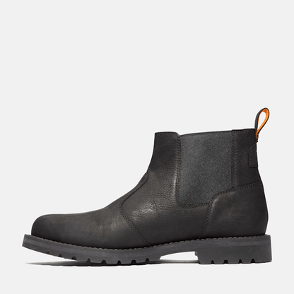 Timberland Redwood Falls Chelsea Boot Black Brushed Full-Grain Men'S