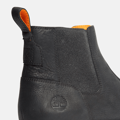 Timberland Redwood Falls Chelsea Boot Black Brushed Full-Grain Men'S