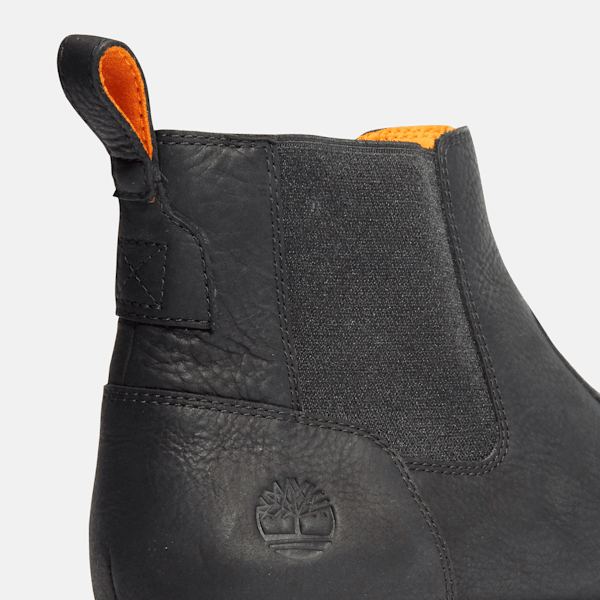 Timberland Redwood Falls Chelsea Boot Black Brushed Full-Grain Men'S