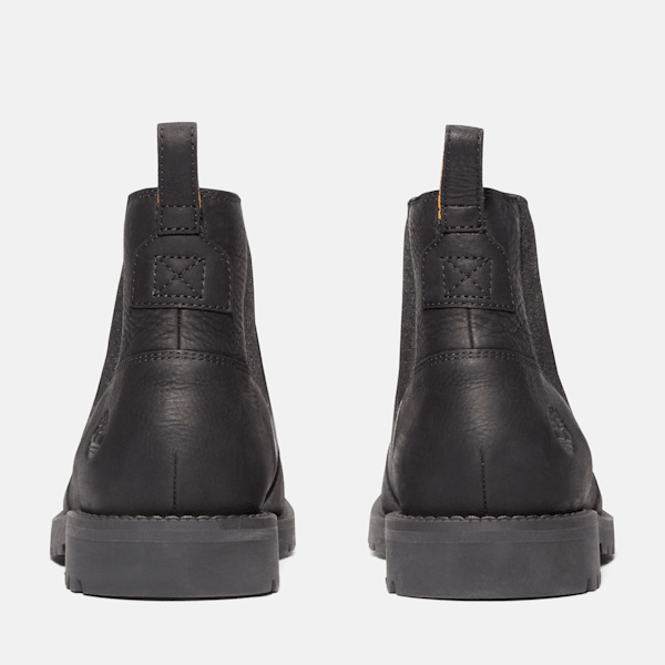 Timberland Redwood Falls Chelsea Boot Black Brushed Full-Grain Men'S