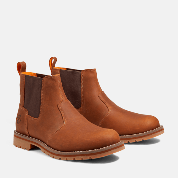 Timberland Redwood Falls Chelsea Boot Saddle Brushed Full-Grain Men'S