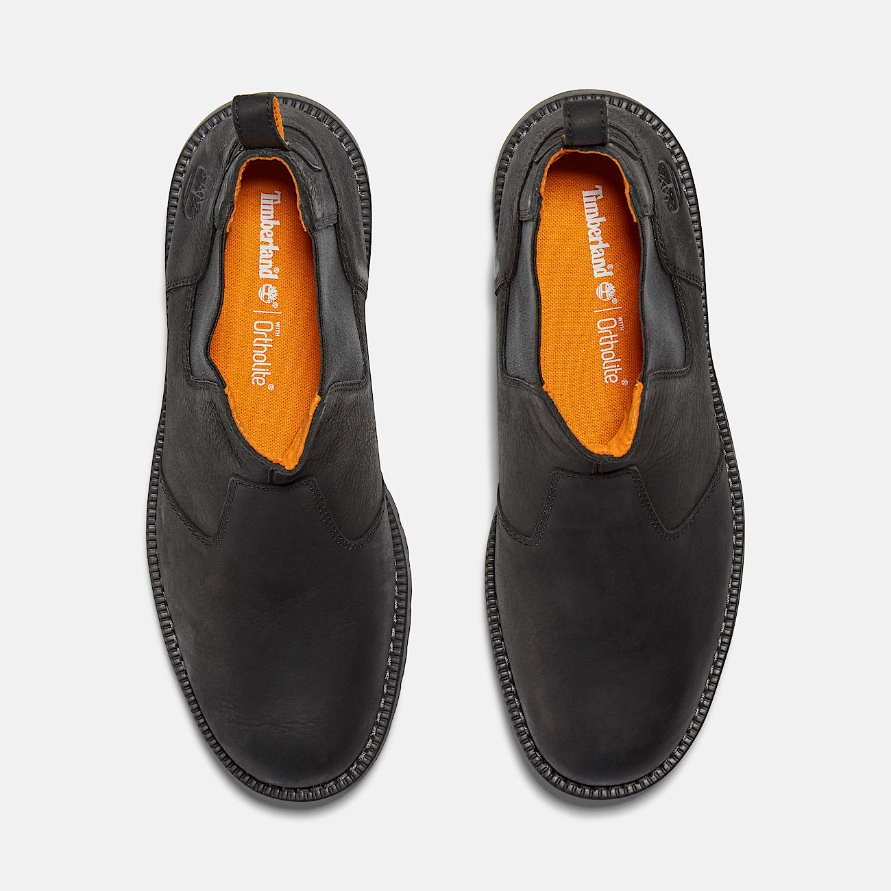 Timberland Men'S Redwood Falls Chelsea Boot Black Brushed Full-Grain