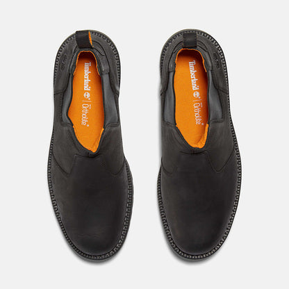 Timberland Men'S Redwood Falls Chelsea Boot Black Brushed Full-Grain