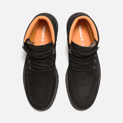 Timberland Redwood Falls Waterproof Moc-Toe Boot Black Nubuck Men'S