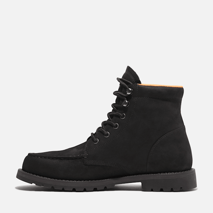 Timberland Redwood Falls Waterproof Moc-Toe Boot Black Nubuck Men'S