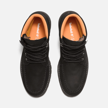 Timberland Redwood Falls Waterproof Moc-Toe Boot Black Nubuck Men'S