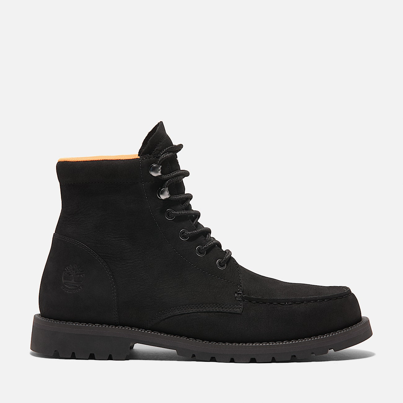 Timberland Men'S Redwood Falls Waterproof Moc-Toe Boot Black Nubuck