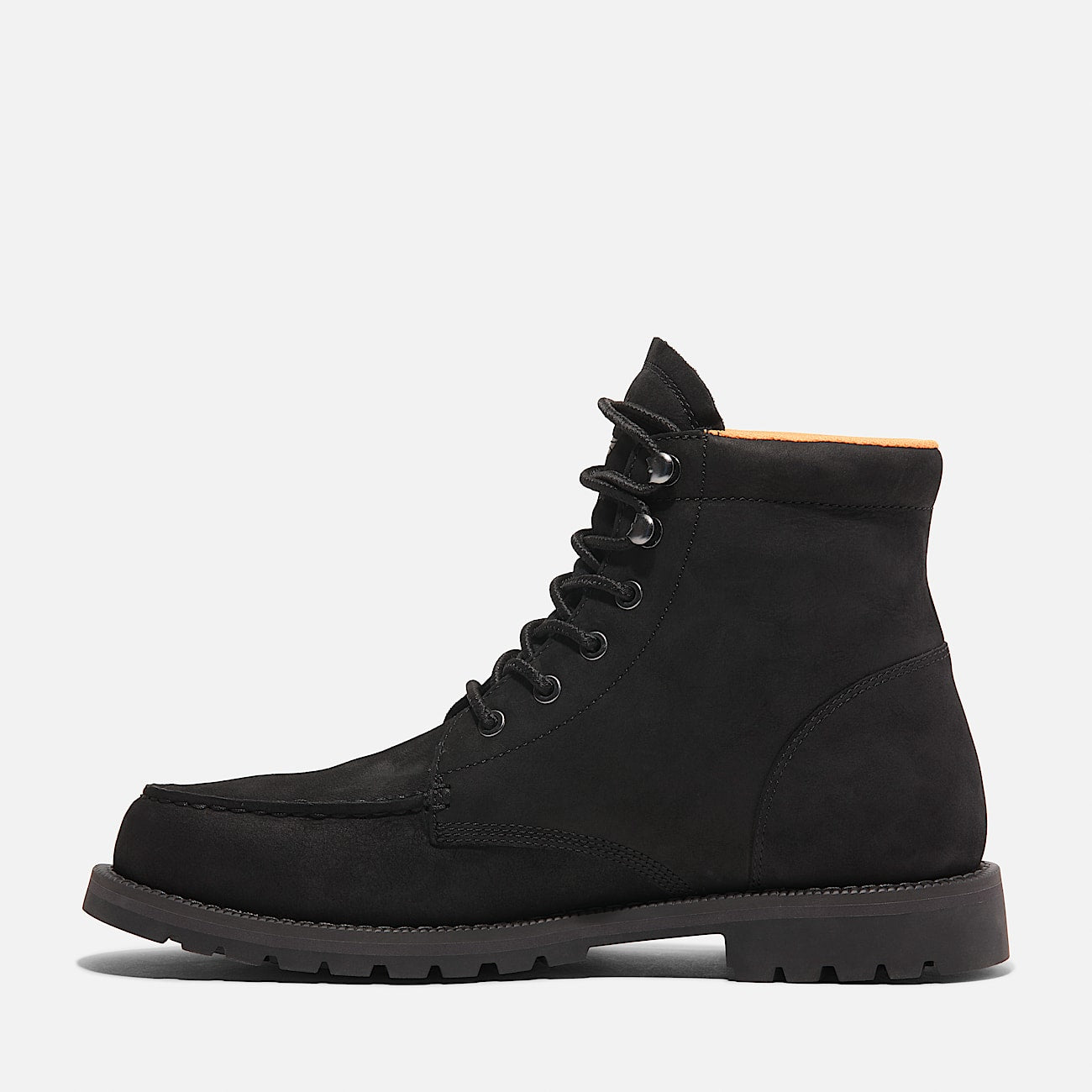 Timberland Men'S Redwood Falls Waterproof Moc-Toe Boot Black Nubuck