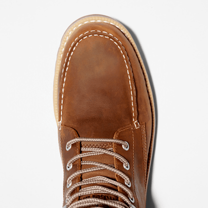 Timberland Redwood Falls Waterproof Moc-Toe Boot Saddle Brown Men'S