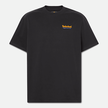 Timberland Rugged Active Gear Back Graphic T-Shirt Black/Dark Wheat Men'S