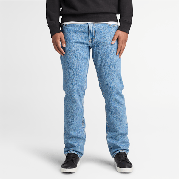 Timberland Sandown Straight-Fit Denim Pant Light Shade Men'S