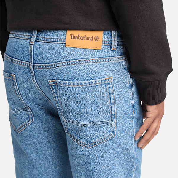 Timberland Sandown Straight-Fit Denim Pant Light Shade Men'S