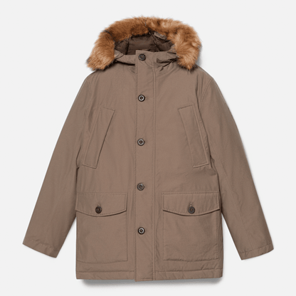 Timberland Scar Ridge Parka With Dryvent Technology Chocolate Chip Men'S