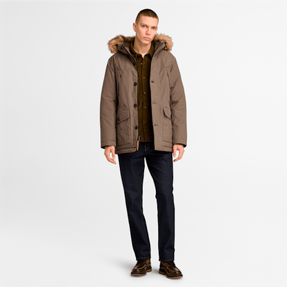 Timberland Scar Ridge Parka With Dryvent Technology Chocolate Chip Men'S