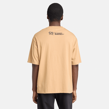 Timberland "Shades Of Happiness" T-Shirt Wheat Happy Face Print Men'S