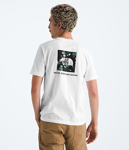 The North Face Men Short-Sleeve Core TNF Flower Box NSE Tee TNF Black TNF White Duck Green