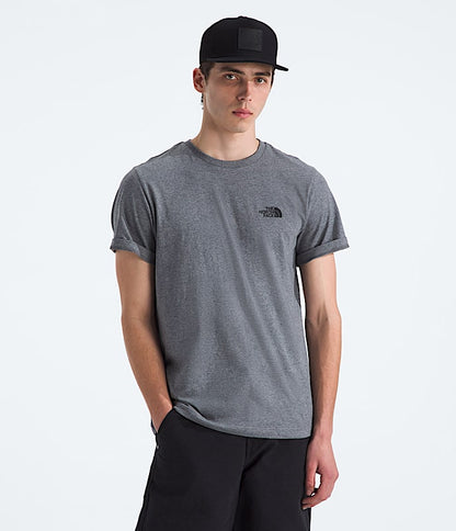 The North Face Men Short-Sleeve Simple Dome Tee TNF Medium Grey Heather Summit Navy