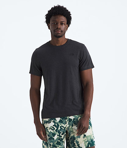 The North Face Men Short-Sleeve Tri-Blend Tee TNF Dark Grey Heather TNF Light Grey Heather