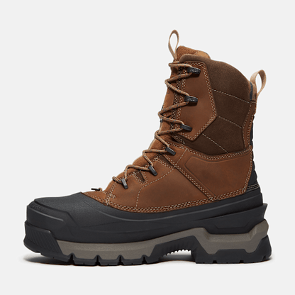 Timberland Siberian Csa 8" Composite Toe Waterproof Insulated Work Boot Medium Brown Full-Grain Men'S