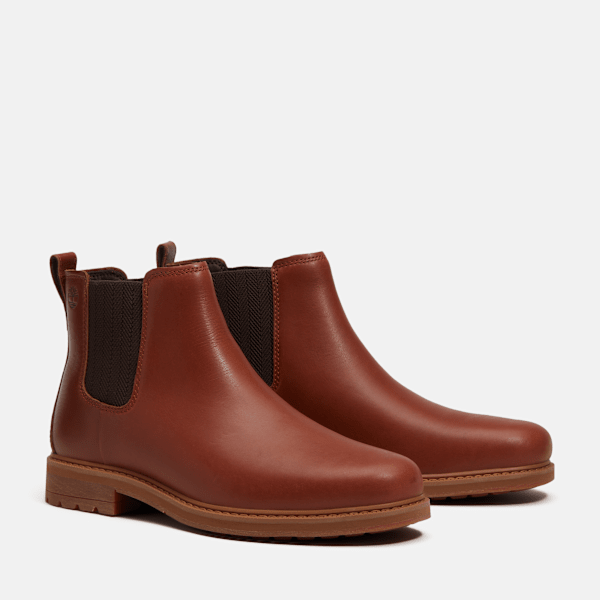 Timberland Stormbucks Chelsea Boot Rust Full-Grain Men'S