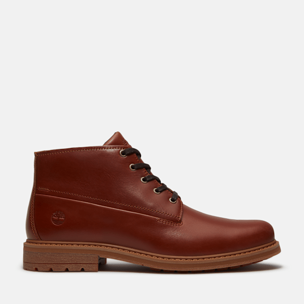 Timberland Stormbucks Waterproof Chukka Boot Rust Full-Grain Men'S