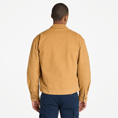 Timberland Strafford Washed Canvas Jacket Wheat Men'S