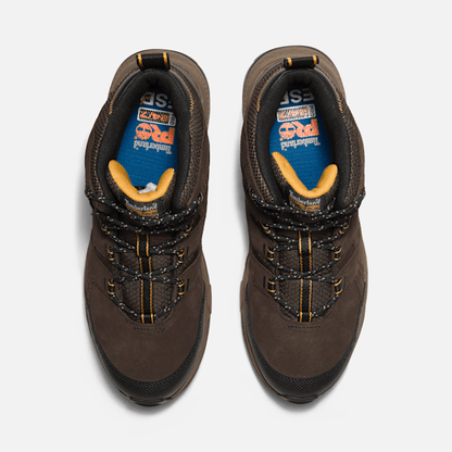 Timberland Switchback Lt Steel Toe Work Boot Brown/Yellow Men'S
