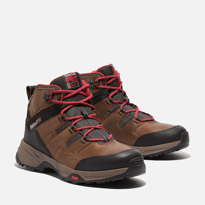 Timberland Switchback Lt Steel Toe Work Boot Coconut Brown Men'S