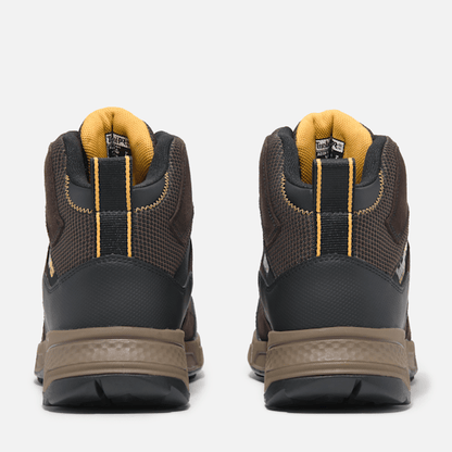 Timberland Switchback Lt Steel Toe Work Boot Brown/Yellow Men'S