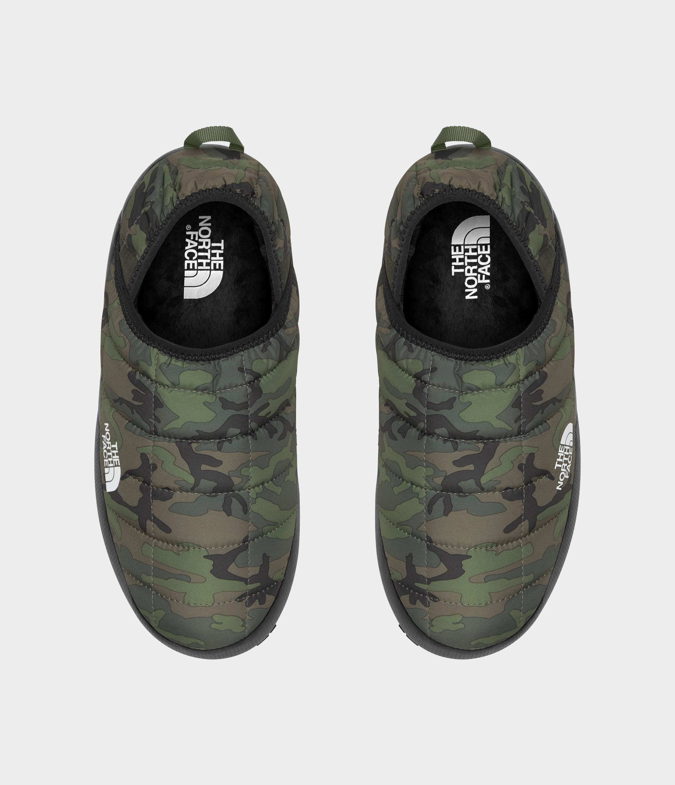 The North Face Mens Thermoball Traction Mules V Thyme Brushwood Camo Print Thyme Brushwood Camo Print