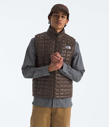 The North Face Men THERMOBALL Vest TNF Black Dusk Blue Smokey Brown
